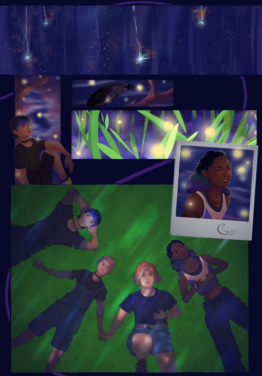 There is my participation in the fanzine!! I'm sooo happy and thankful for this wonderful project! Thank you to everyone who participated and worked so hard to make it so incredible! ❤️✨