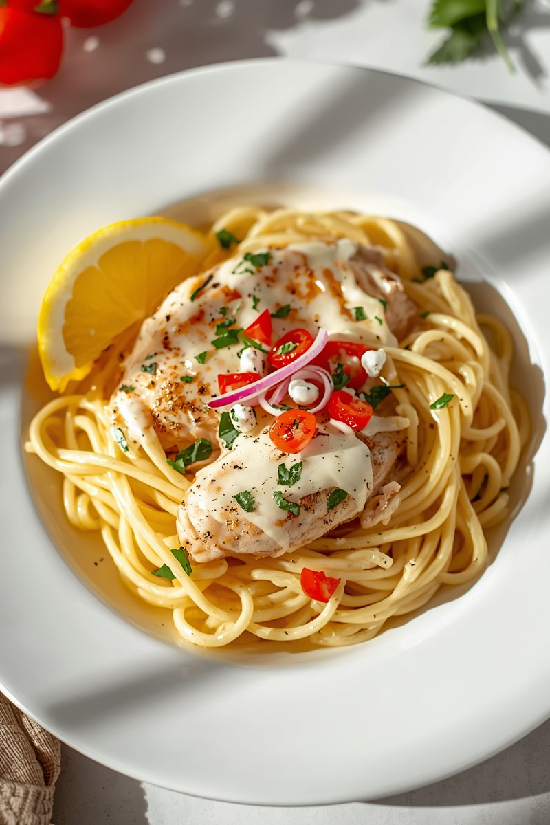 Culinari31's tweet image. Easy Chicken Alfredo with butter, cream &amp;amp; cheese 🧀 culinarirecipes.com #DinnerIdeas