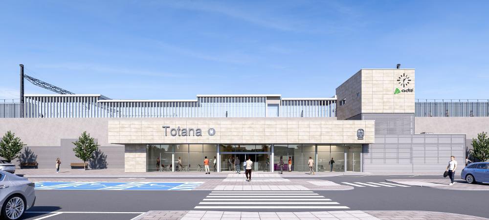 adrirolmar's tweet photo. A la derecha actual estación de tren de Totana, a la izquierda nueva LAV (Murcia - Almería), donde se emplazará la futura estación. Así si!!! Las estaciones cerca de la gente, no en mitad de un bancal. https://t.co/K2YToYBzVE