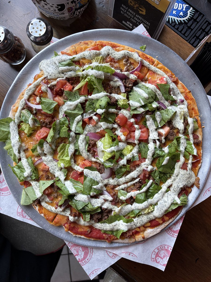 houseorock's tweet photo. It’s back by popular demand for a limited time only: The Bacon Cheeseburger Pie 🍔🍕
Come and get it while we got it! Order for dine in or to-go https://t.co/AJYRfW4Y6I https://t.co/UBkz0Ffw4m