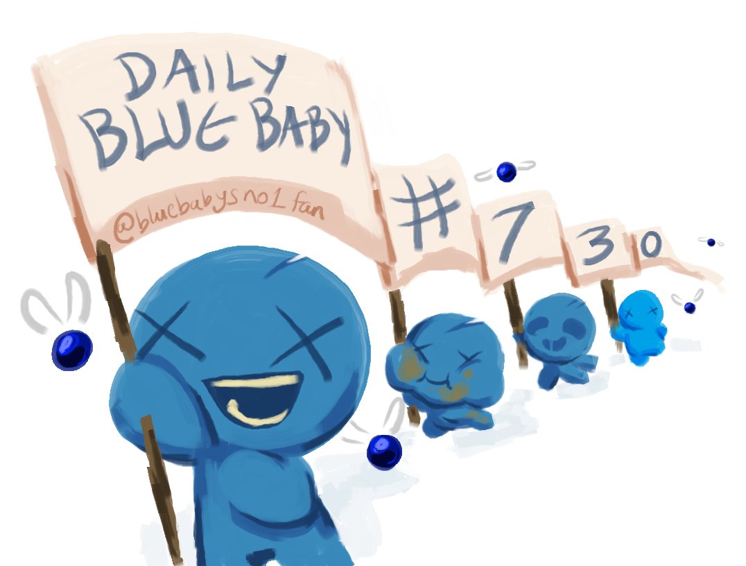 bluebabysno1fan's tweet image. daily blue baby #730 (2 years!)
#tboi #mspaint