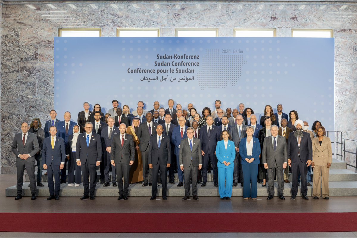 KSAmofaEN's tweet image. #Berlin | Vice Minister of Foreign Affairs H.E. @W_Elkhereiji participated in the Humanitarian Coordination Meeting on the Crisis in Sudan.