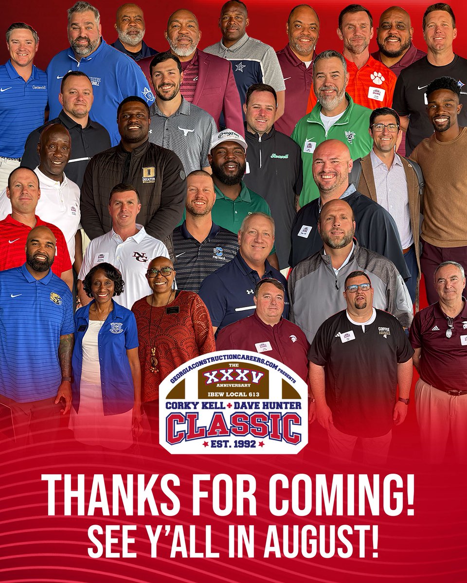 CorkyKell's tweet photo. Thank you so much to all of the coaches and ADs for coming out and representing your schools at the 2026 Corky Kell &amp; Dave Hunter Classic Luncheon! 

We are so excited to see you all again and August for the 35th Anniversary of the Corky Kell &amp; Dave Hunter Classic! https://t.co/9cxxypzzCp