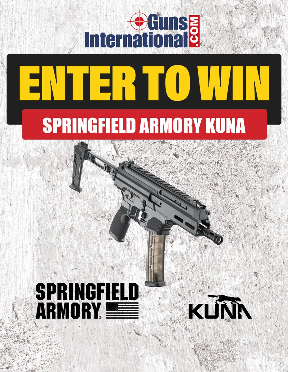 We are giving away the Springfield Kuna! Enter on our giveaway page here gunsinternational.com/contest/
Don't forget to check out other ways to earn additional entries!

#Springfield #Gunsinternational #Giveaway #Kuna #9mm #Tactical