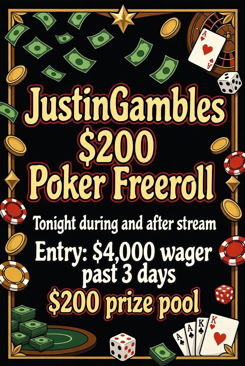 justin_gambles's tweet photo. 👉FREE MONEY!! Keep reading…👈

We will be choosing a random person who Comments+Likes+Reposts this to receive a $25 tip directly to their Rainbet account!💰

AND we will be hosting a $200 poker freeroll tonight exclusive to our community members! ❤️💻

Not a member? Not a problem-

Join https://t.co/G24Du95hfN  to learn more about how you can earn extra cash for gambling!🚀