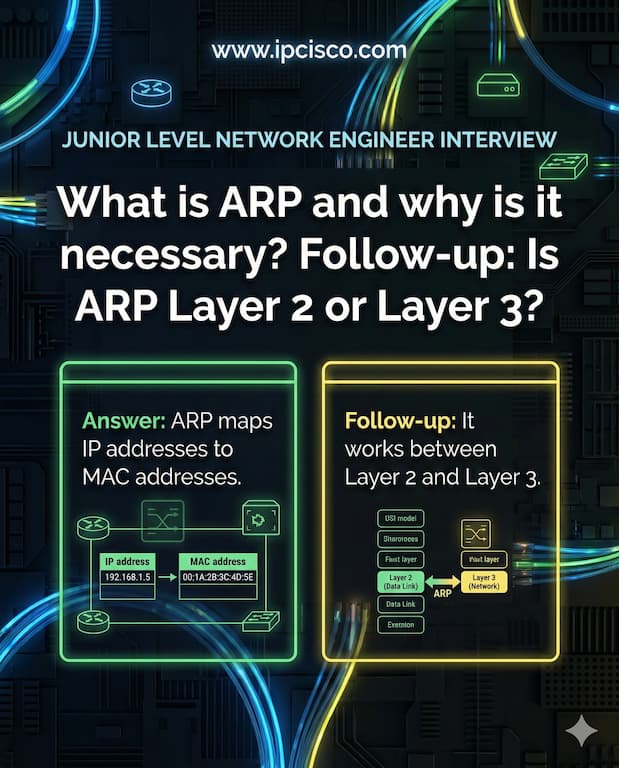 ip_cisco's tweet image. Most Asked Network Engineering Interview Questions! ✨
Please ReTweet..:)
.
250 Q&amp;amp;A Junior Vault: ipcisco.com/junior-network…
270 Q&amp;amp;A Senior Vault: ipcisco.com/senior-network…
#cisco #ccna #networkengineer
.
#ccna #cisco #network