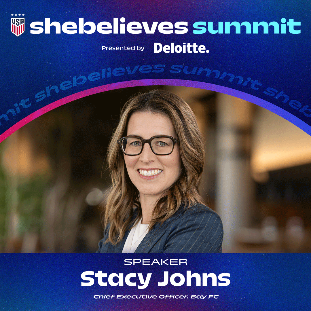wearebayfc's tweet image. Watch live as #BayFC CEO Stacy Johns takes the stage today at 2:25 PM PT

🎥: bay-fc.co/4cqNbsV