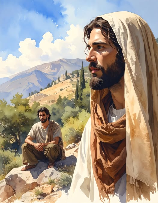 UrantiaSomos's tweet image. #Bonjour #homme #jeune 
Sur le chemin de Rome 
6. Le jeune homme qui avait peur 

130:6.1 (1437.1) Pendant qu’ils étaient dans les montagnes, Jésus eut un long entretien avec un jeune homme qui était craintif et abattu. Faute de trouver réconfort et courage dans la fréquentation