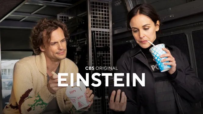 📸: Matthew Gray Gubler and Melissa Fumero for photographed for CBS original Einstein!