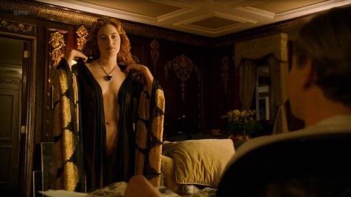 BrunetPau's tweet image. Hoy, hace 114 años, un 14 de Abril de 1912, Jack pintaba a Rose como una de “sus chicas francesas” #Titanic 🚢🧊