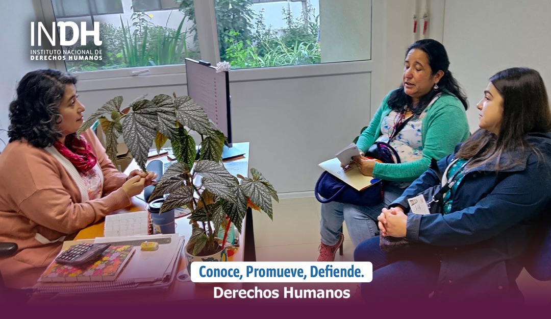 inddhh's tweet photo. #INDHLaAraucanía📍se reunió con la coordinadora del Programa de Reparación y Atención Integral en Salud (#PRAIS) de Malleco, Andrea Rebolledo, con el propósito de concertar actividades de promoción de derechos humanos para las usuarias y usuarios del programa de reparación en esta provincia.