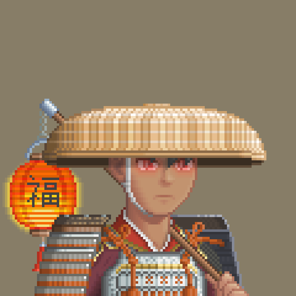 JefeGom's tweet photo. samurai with sandogasa
#pixelart #odokoni #ドット絵 https://t.co/DNcPJoNf9a