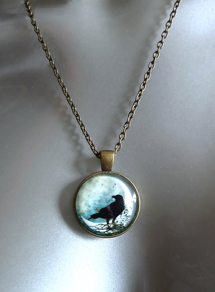 WildcardWares's tweet image. Full Moon And Raven Witchy Cabochon Pendant Necklace
#FullMoon #Raven #Witchy #Cabochon #Pendant #Necklace #Ebay #WildcardWarehouse

ebay.com/itm/3365356842…