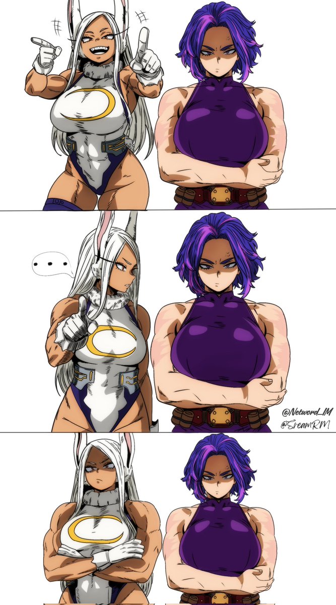 This is a serious moment Rumi!
-
Draw: <a href="/SreamRM/">Sream 🐰</a> 
-
-
-
-
#Miruko #Mirko #ladynagant #BNHA #BNHAfanart #MHAfanart #MHA #MHAVigilantes #MyHeroAcademia #myheraoacademia #bokunoheroacademy #bokunohero #animetwt #anime_style #mangacoloring #mangatwt #manga #drawingart