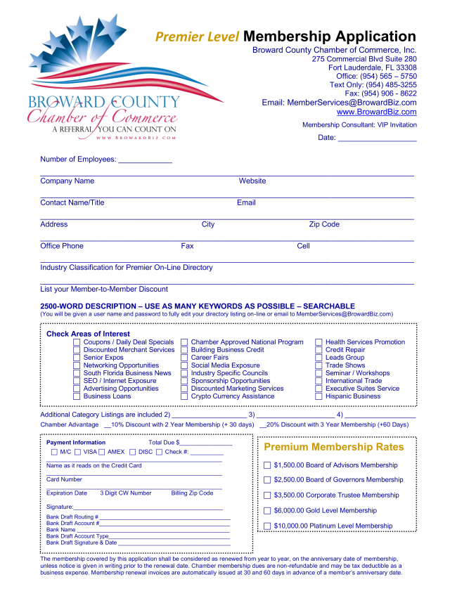Your Company has been selected to Invest in a Premier Membership with the Broward County Chamber of Commerce.

In today’s competitive South Florida marketplace, visibility isn’t optional—it’s everything.

The difference between a company that struggles for attention and one that