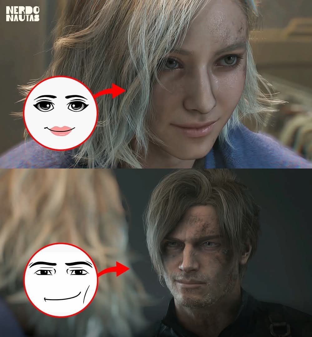 The smile :