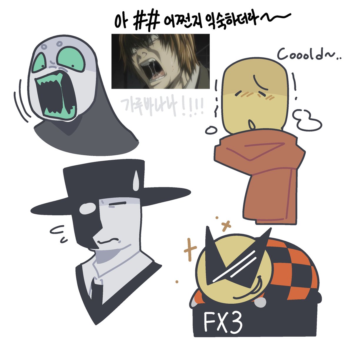 #dieofdeath 
DoD doodles