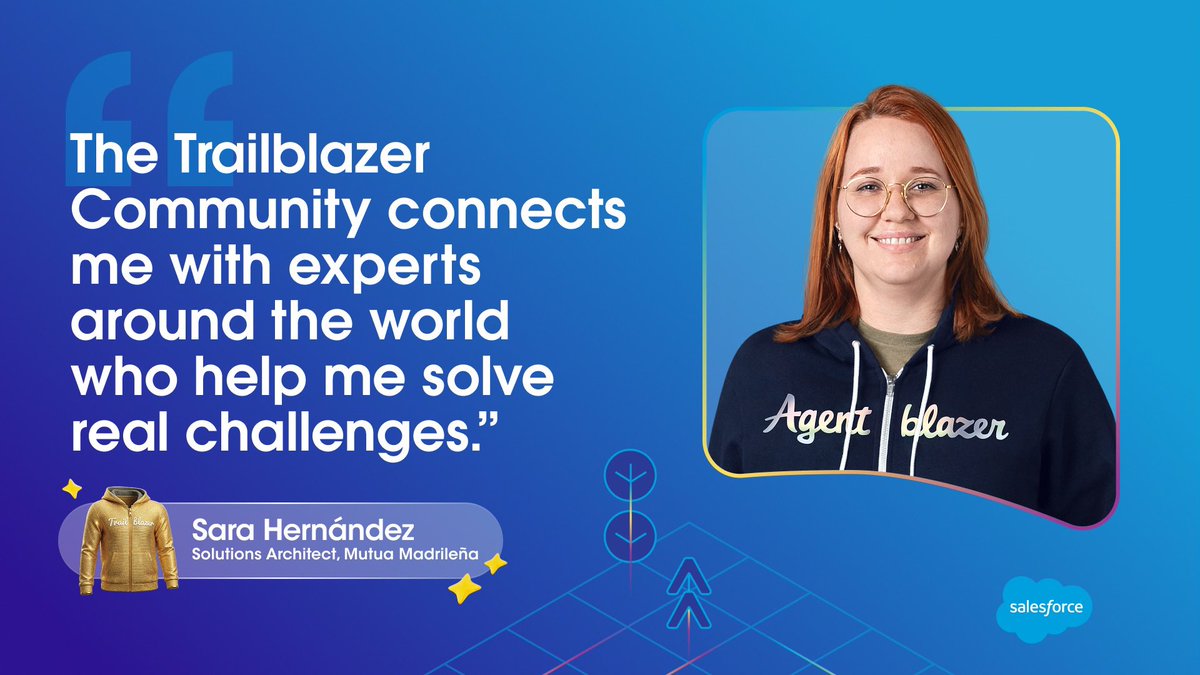 SaraImLatina's tweet image. I once saw a banner like this and whispered to myself: “Someday that will be me.”
Today @salesforce sent me this from #TDX2026.
Silent dreams do come true. Keep going. 🙌
#Trailblazer #WomenInTech #Salesforce #WomenForceIT #TDX26