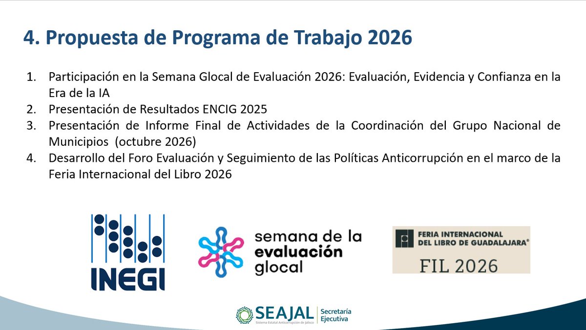 seseabc's tweet photo. JUNTA DE TITULARES DE LOS SISTEMAS ESTATALES ANTICORRUPCIÓN.
Javier Rebelín encargado de despacho de la SESEA, participó en la reunión nacional acerca de la participación de los Municipios en el combate y evaluación de la corrupción en los estados. #seguidores https://t.co/KYyvVl7RGp