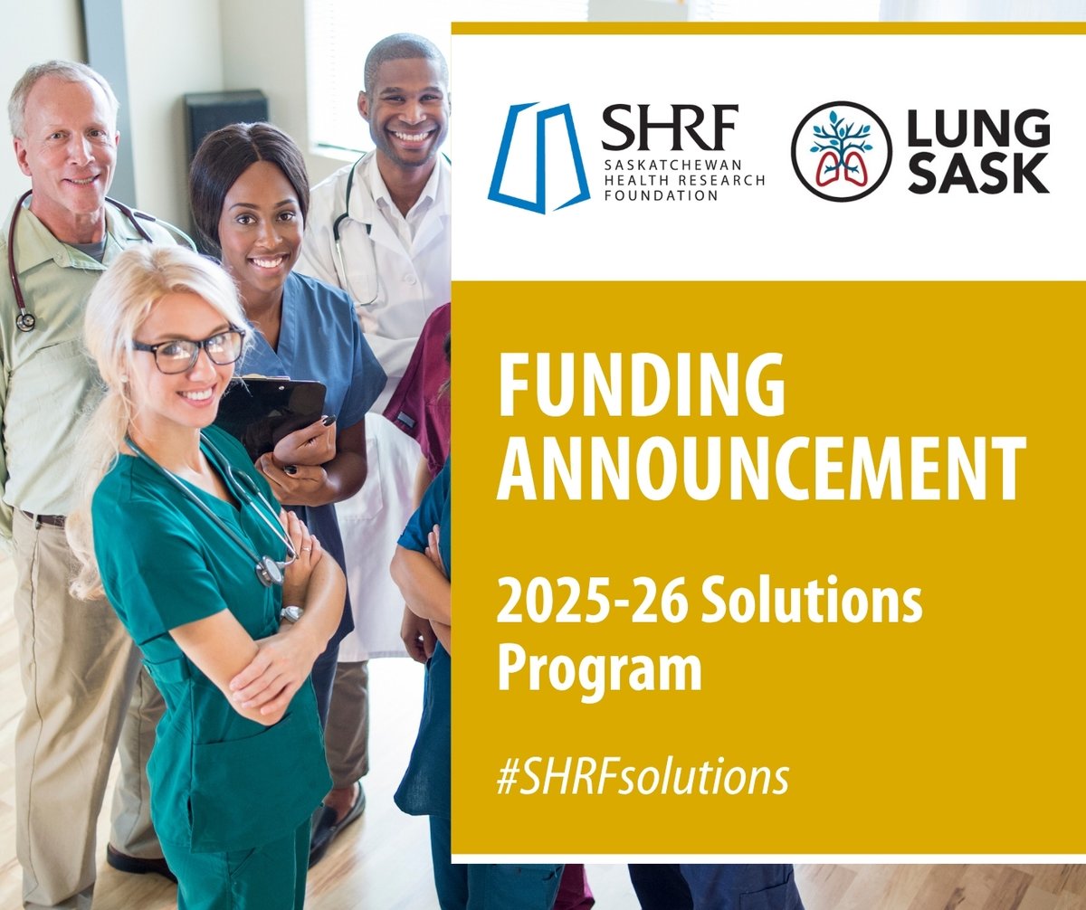 Saskatchewan Health Research Foundation - SHRF tweet media