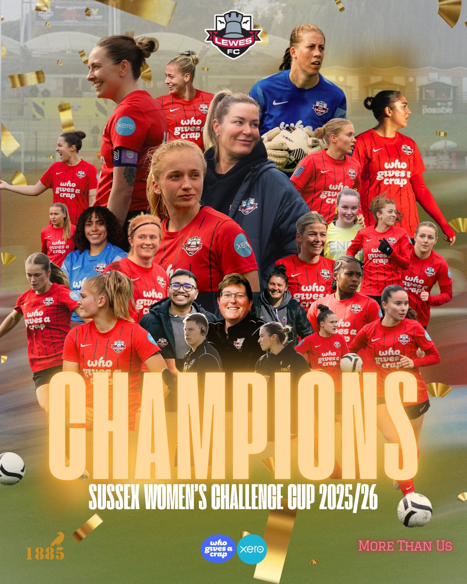 LewesFCWomen's tweet image. CHAMPIONS OF SUSSEX - BACK TO BACK 😍🔥

#COYR🔴⚫️