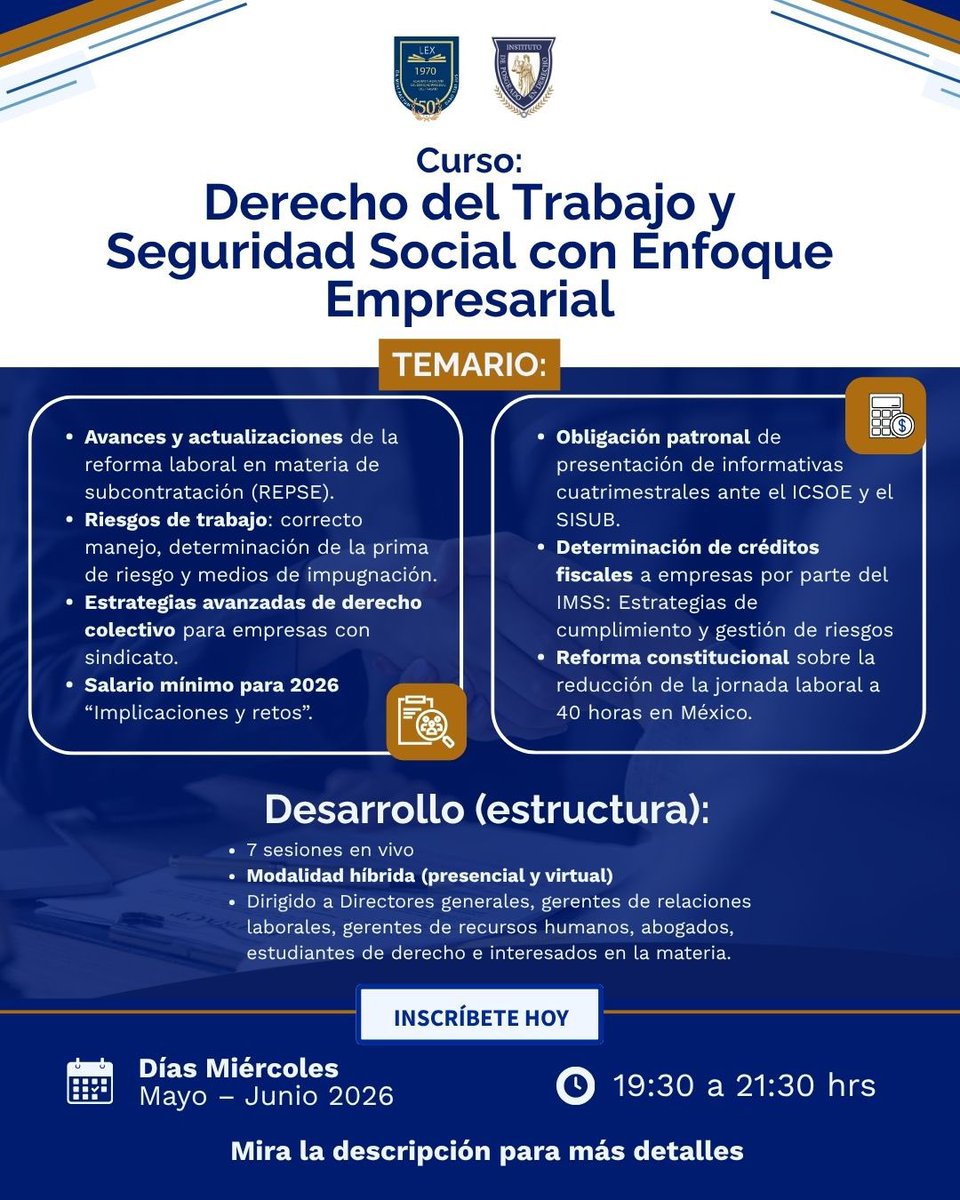 Instituto de Posgrado en Derecho tweet media