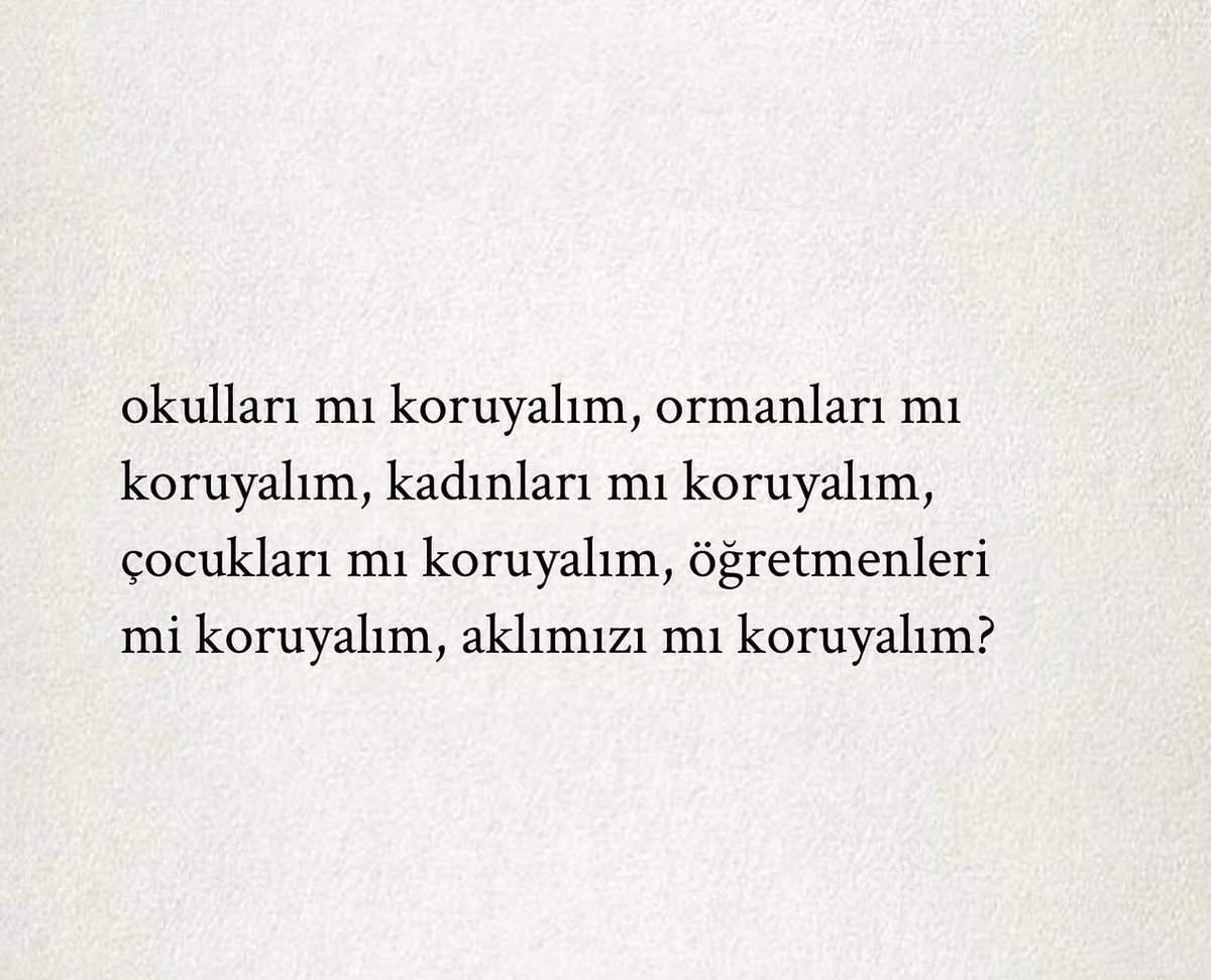 Neyi koruyalım?