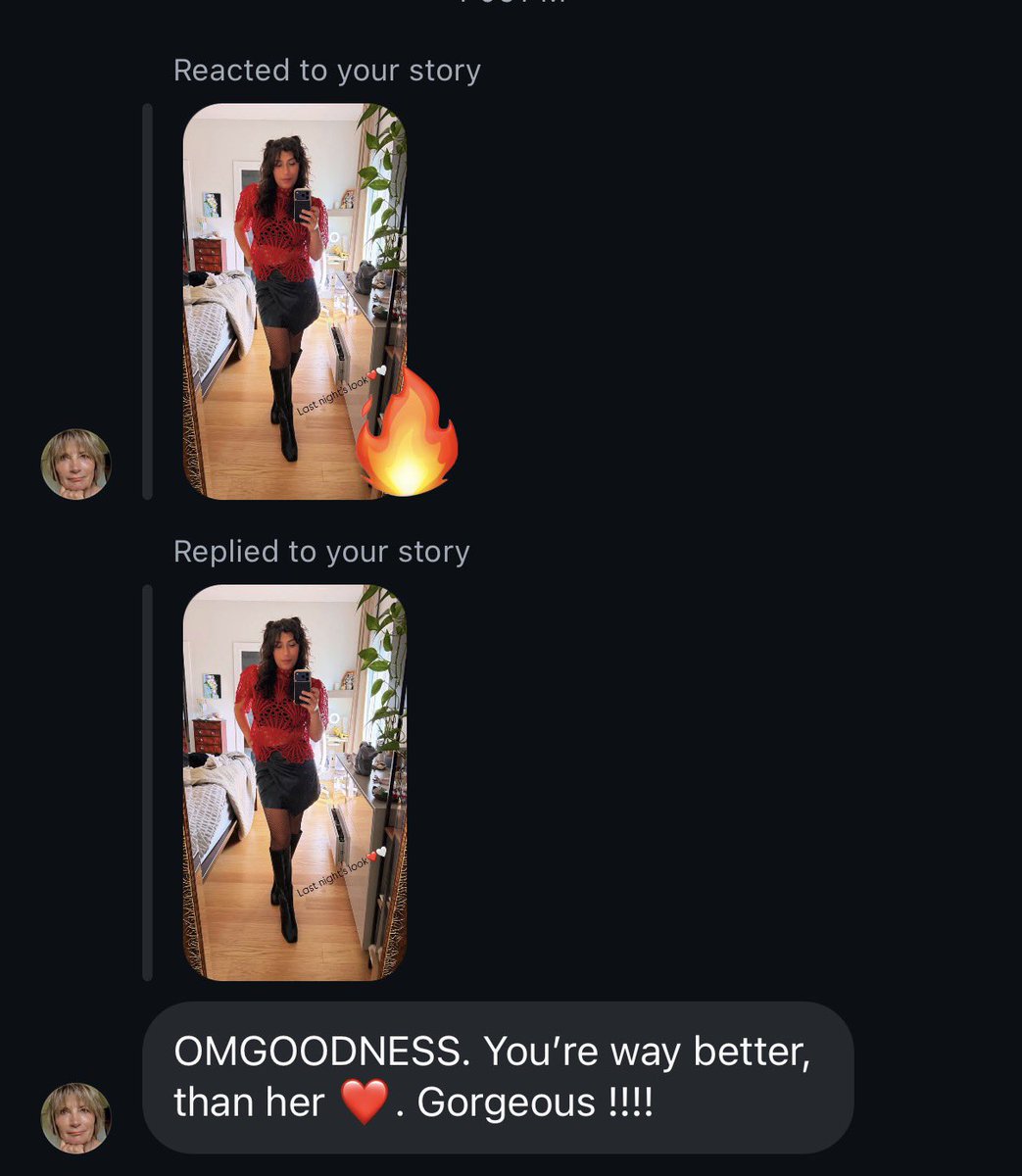 Not my grandma telling me I’m better than Lady Gaga😅 like ok grandma sure ❤️