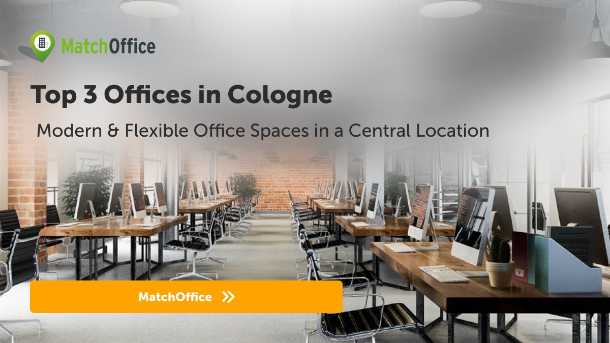 MatchOffice's tweet photo. 🏆 Top 3 Offices in Cologne 2026
📍 Subbelrather Str. (City Center)
📍 Robert-Bosch Str. (Nippes)
📍 Hansaring (Central Location)

Modern &amp; flexible offices in Cologne with excellent connectivity.

Find your ideal office space in Cologne now:
https://t.co/4kfZ1QQdAX https://t.co/GoWsW3rVOA