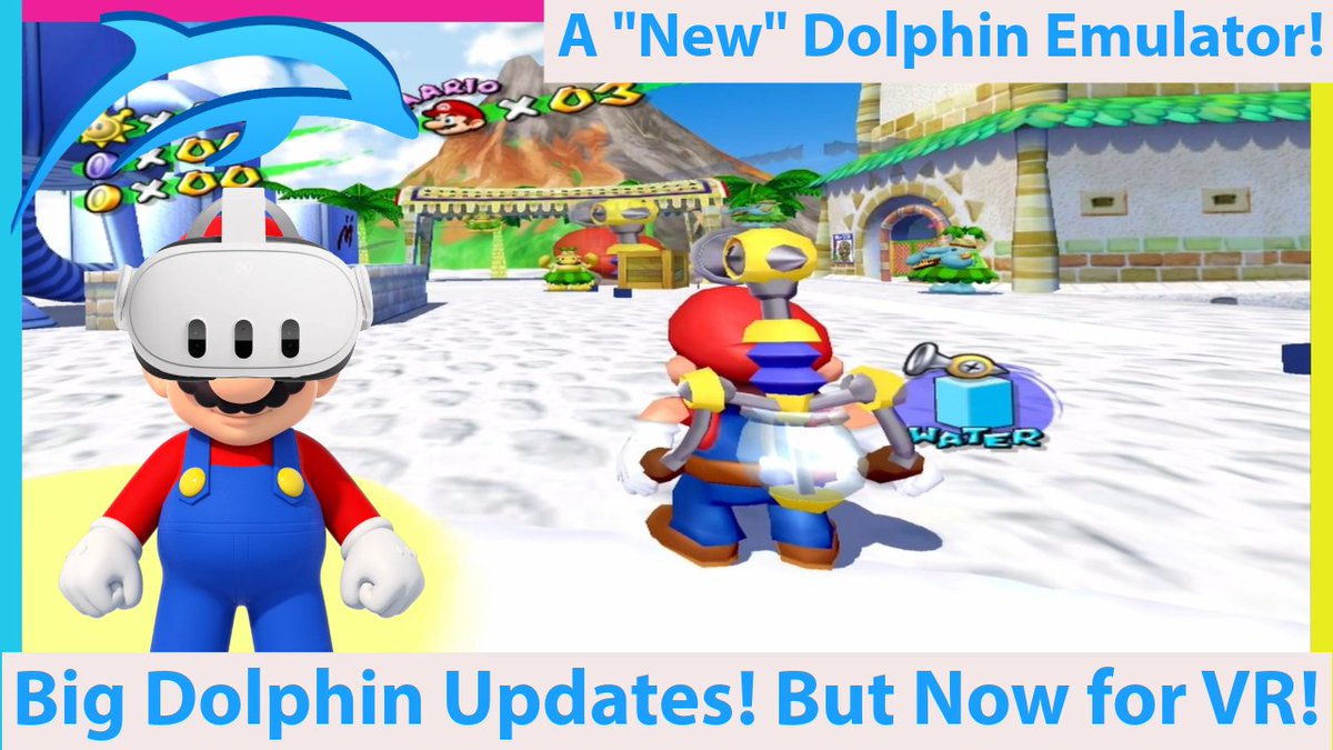 VEsoterica's tweet image. Dolphin VR has been around for a minute but Dolphin XR is a newly released on GitHub modern fork for GameCube and Wii in VR! It works...kind of...basically like all VR haha. But it could def get good (vid in reply) #gaming #gamingnews #gaming_news #retrogames