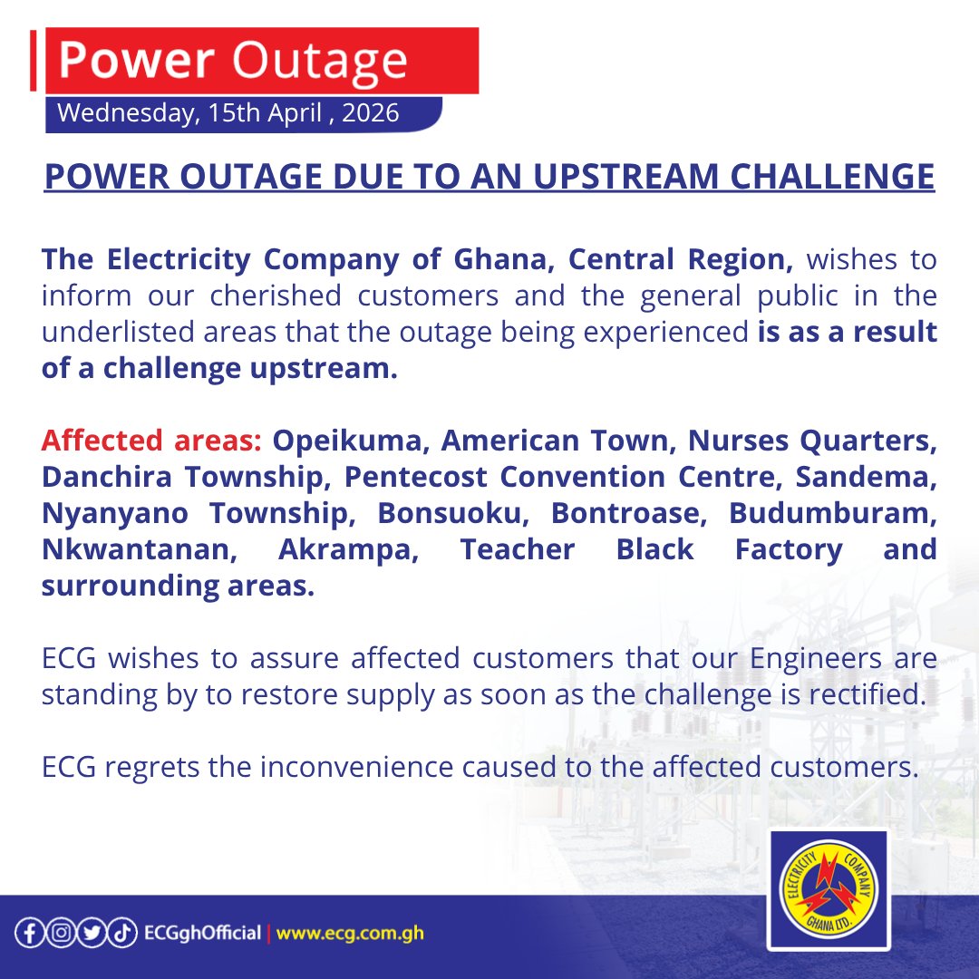 Electricity Company of Ghana Ltd tweet media