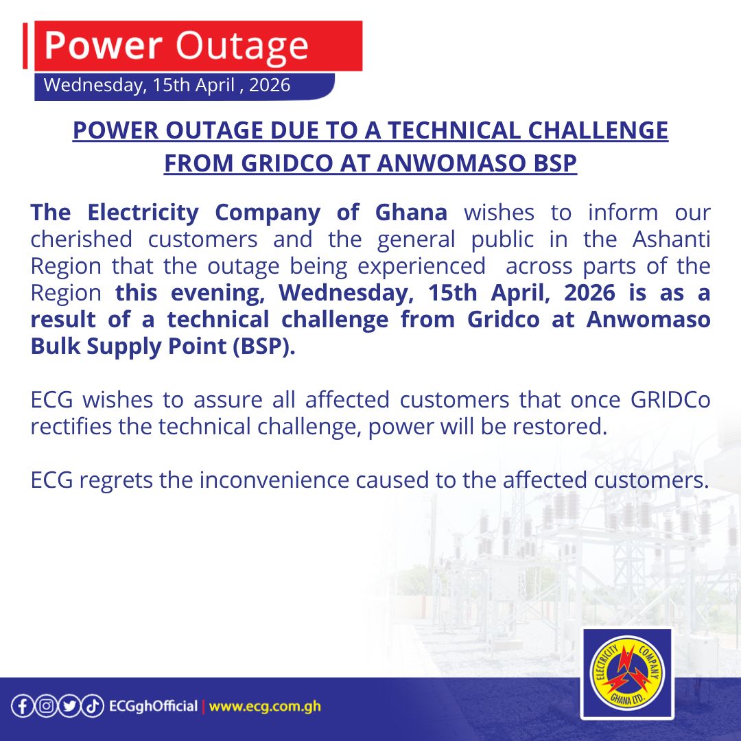 Electricity Company of Ghana Ltd tweet media