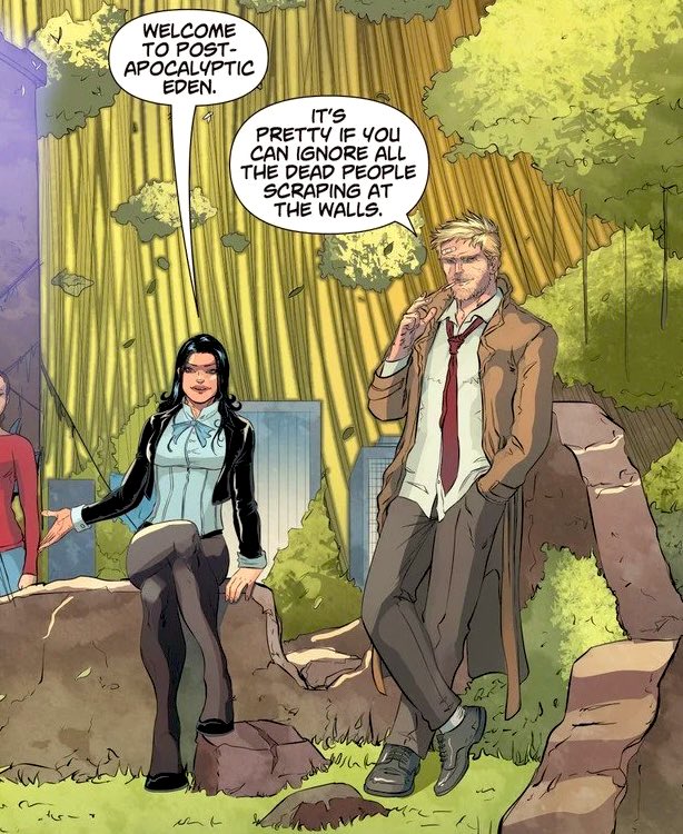 Zatanna & Constantine tweet media