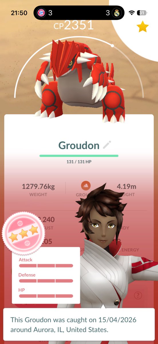 Smithy_PoGo's tweet image. COME ON!!!!!!!
FIRST LEGENDARY HUNDO!!!!
#pokemongo #Hundo