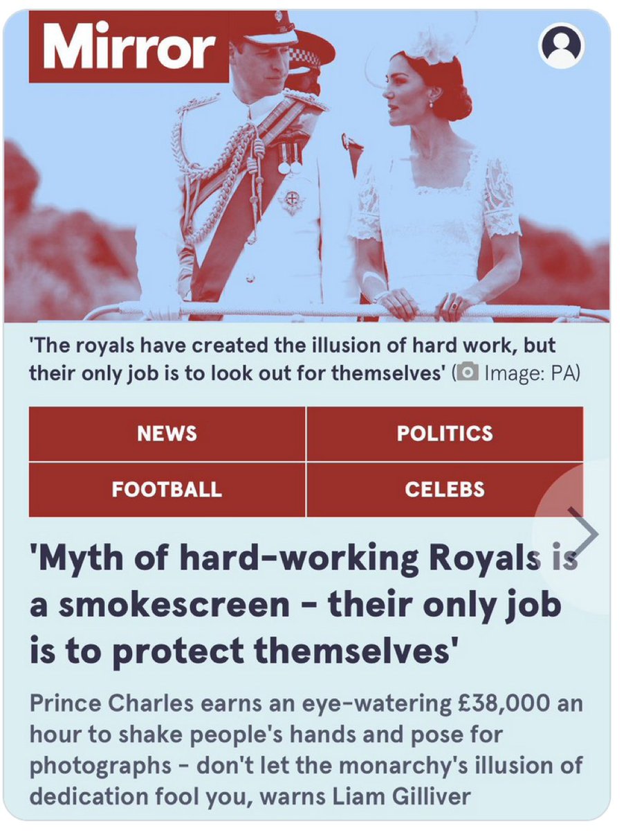 byetwit's tweet image. #Context
VicMurphy &amp;amp; the other #StochasticTerrorists in #ToxicRoyalMedia FAKE OUTRAGE abt the Royals in CA EARNING a Living

is distraction from #RacistRoyals  who call photo ops "work" and get tens of millions from taxpayers and the ONLY ROI is the media claiming there's an ROI