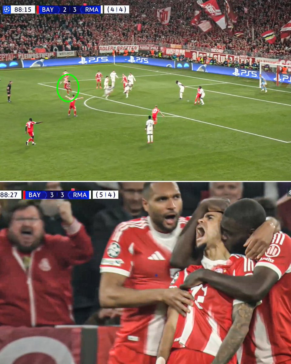 LUIS DIAZ WITH A BANGER TO BREAK REAL MADRID'S HEART!
 
BAYERN'S NEW STAR HAS THEM ON THEIR WAY TO THE UCL SEMFINAL 🇨🇴