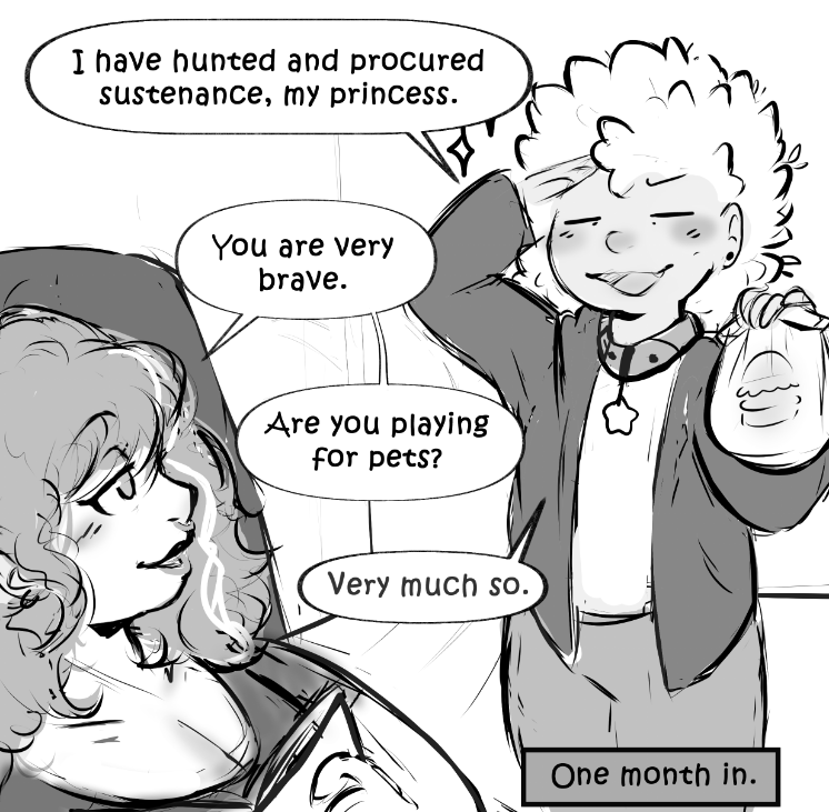 ComplexNickolas's tweet photo. if you wanna see a petplay comic written by an ace, def consider checking this out✧.* https://t.co/jx62FC1OrL