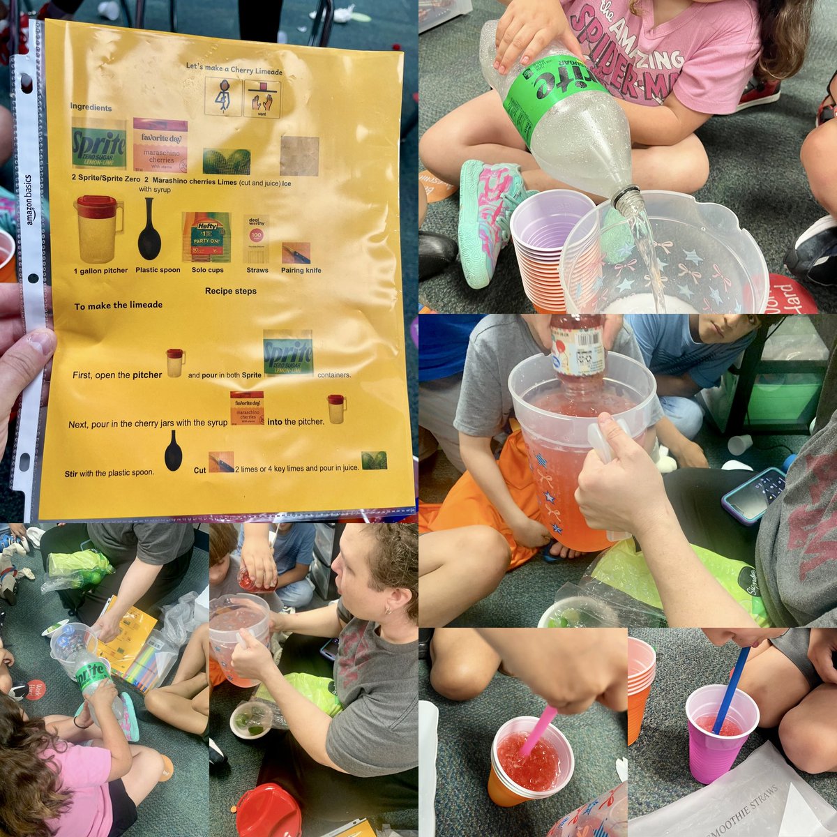 Hahne_Elyse's tweet photo. We loved making @Everwayglobal #uniquelearning cherry limeade. 

We already have a strawberry limeade planned for next month. #tesleads #wearegcisd https://t.co/Z7ILkw8l3p