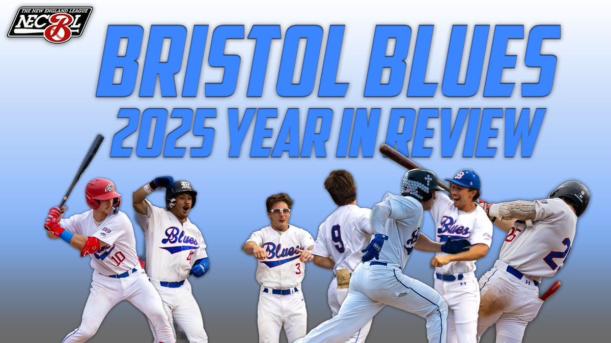 TheNECBL's tweet image. With the NECBL season less than two months away, it’s time to look back at the 2025 season, beginning with the Bristol Blues.

tinyurl.com/2025-Season-in…

#NECBL #TheNewEnglandLeague