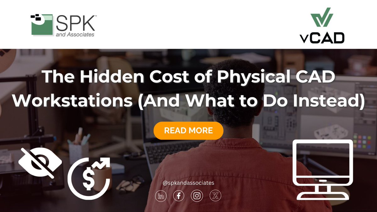 spkaa's tweet image. Physical CAD workstations can lead to unnecessary costs. Explore how a virtual workstation like vCAD can eliminate these in this blog. 💸

spkaa.com/blog/the-hidde…

#CAD #CADWorkstation #vCAD #VirtualCAD #CloudCAD