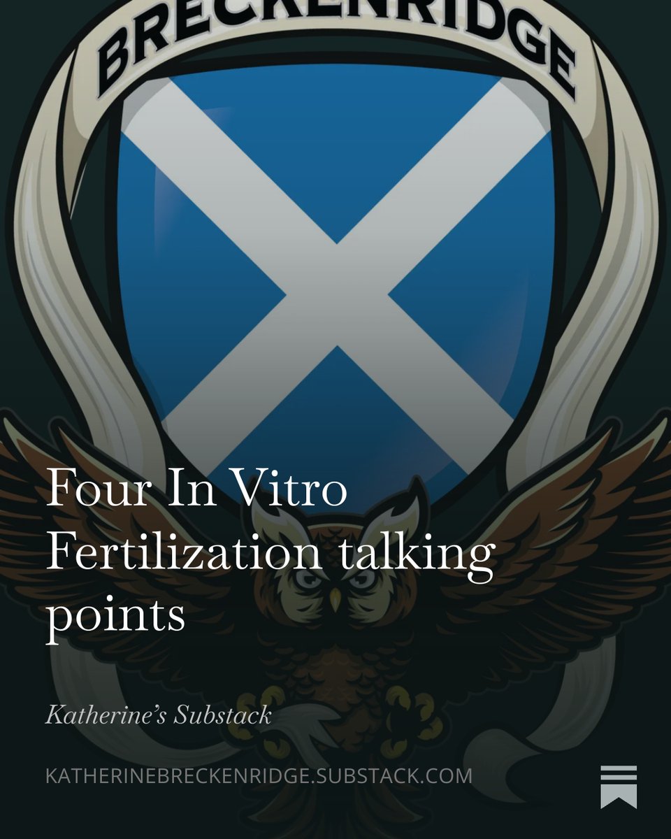 KtBreck's tweet image. Check out my new Substack article!
substack.com/@katherinebrec…

And check out my book here! amazon.com/Silent-Sorrows…

#IVF #reproductivetechnologies #InVitroFertilization #RomanCatholic #EasternOrthodoxy #Prolife #Prolifemovement #silentsorrows