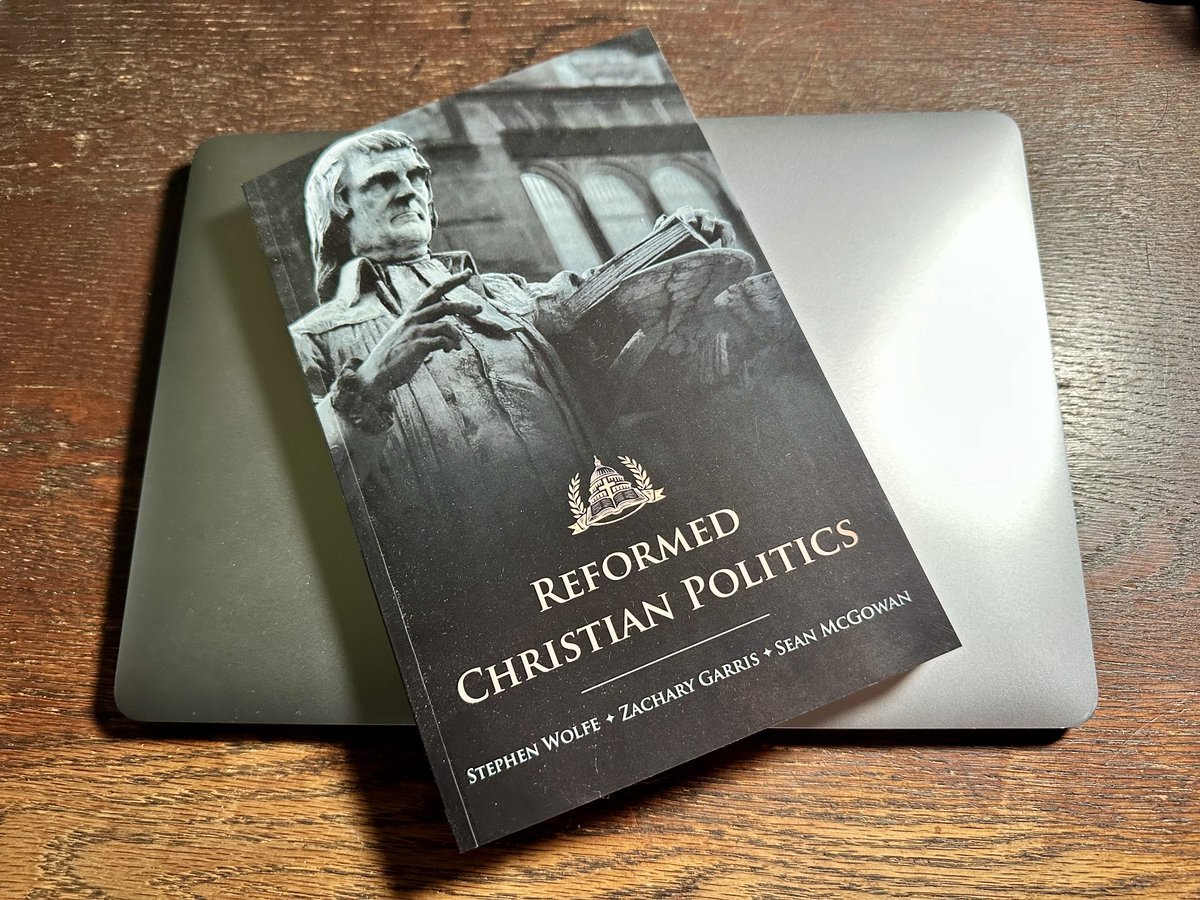 Zack Groff offers a critical (but fair-minded) review of "Reformed Christian Politics" co-authored by PCA pastors Zachary Garris and Sean McGowan along with independent scholar Stephen Wolfe.

Biggest takeaway: this book emphatically does not support Theonomy.

Link in 🧵 👇
