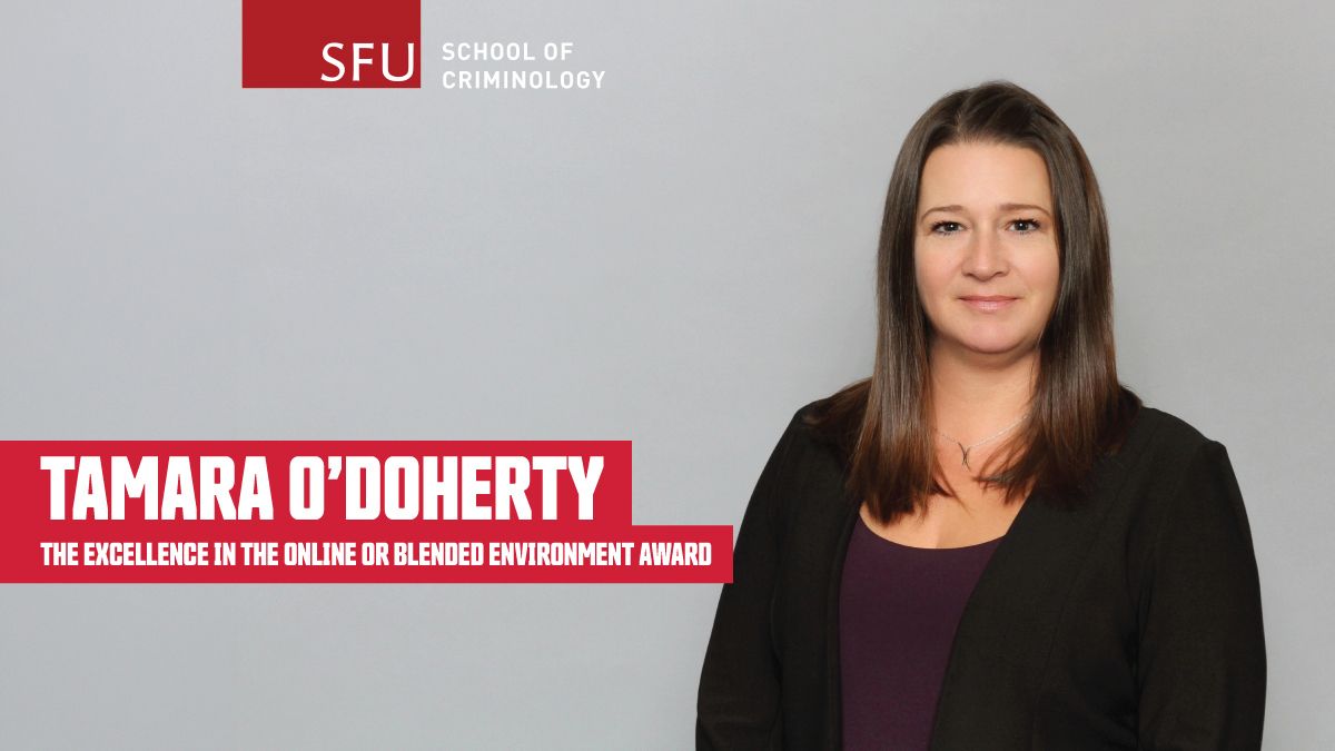 sfucriminology's tweet image. Criminology senior lecturer Tamara O’Doherty is the recipient of the 2025 Excellence in Teaching Award in the Online and Blended environment Category!

Read more: buff.ly/gcBvK3G
#SFUCriminology #TeachingExcellence #SFUFaculty