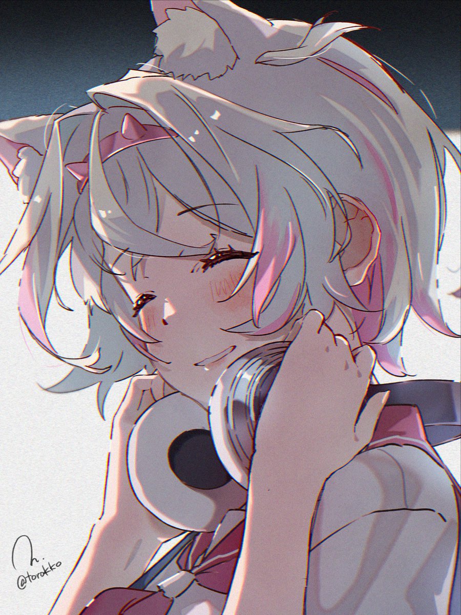 モココ・アビスガード 「おはようございます 今日も20時投稿予定です! そしてこれは、 突然声をかけられ」|にしやまひろしのイラスト