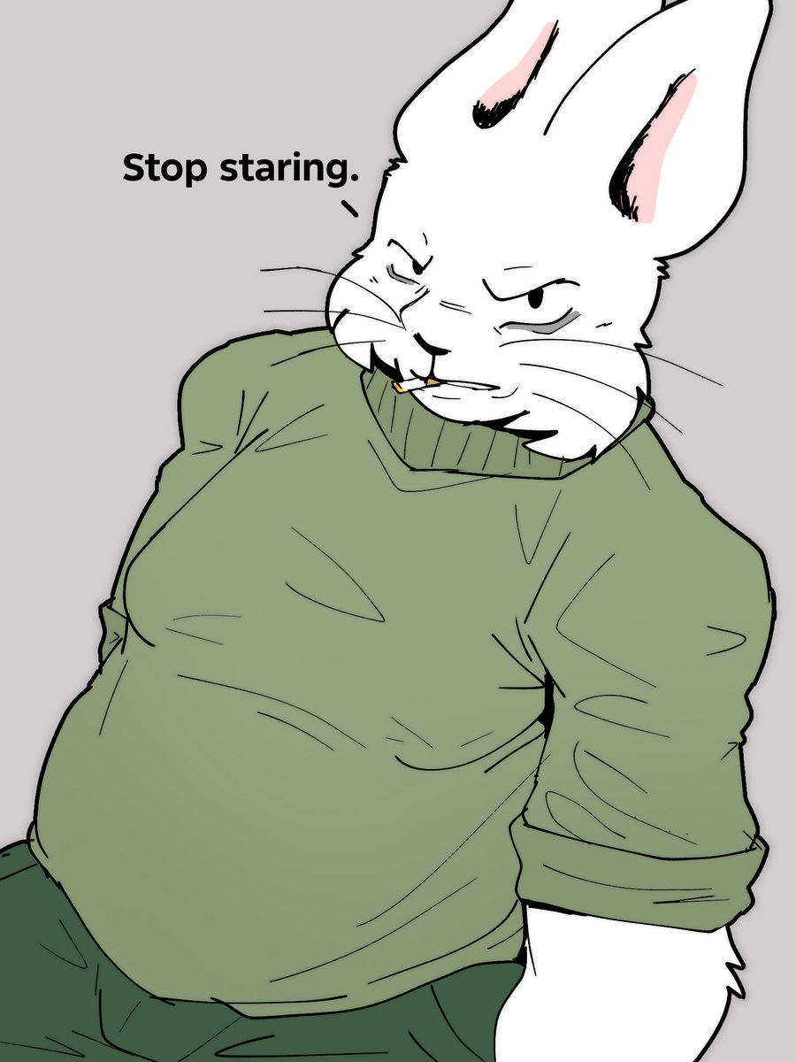 YeenTheBin's tweet image. evil rabbit dad #maxandruby