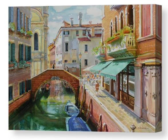 SHendersonArt's tweet image. Exercising our minds is as important and necessary as exercising our bodies. Some people do one or the other; some do both, and some do neither.

Strolling through Venice canvas print -- link to purchase is in the replies.
#venice #italy #travel