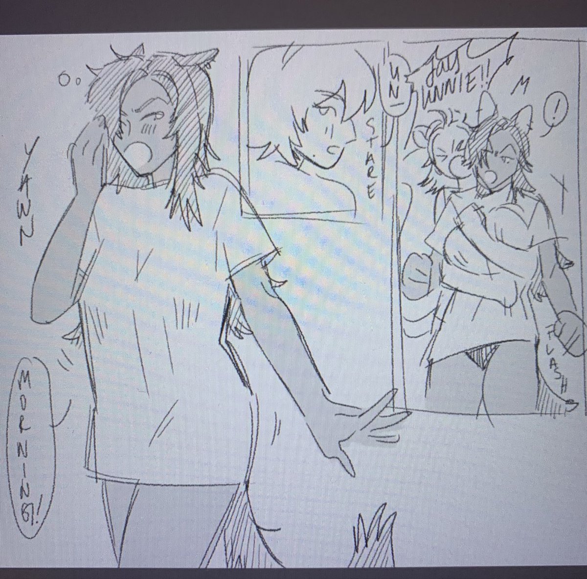 jjongburi's tweet photo. I’m making something but it’s a stupid little comic so it’s taking some time to draw 😭 big tittie #wonjay kitty yuri ft rk 👀 https://t.co/Tj4wzW7sUm
