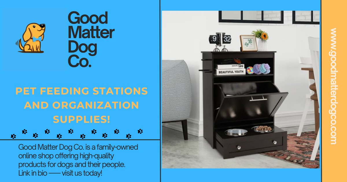 goodmatterdogco's tweet image. Our family-owned online shop is dedicated to bringing you thoughtfully chosen, high-quality products for dogs and the people who love them. 

🐾

Visit goodmatterdogco.com today!

#dogsofinstagram #dogs #doglovers #DogSupplies
#doglife #dogreels