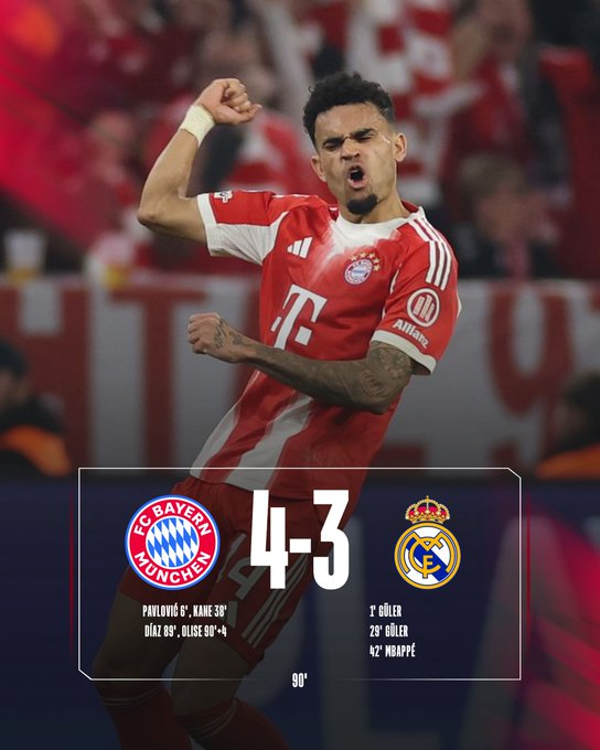 Piorunująca końcówka Bayernu, który powiedział STOP remontadzie Realu!

#Bayern
