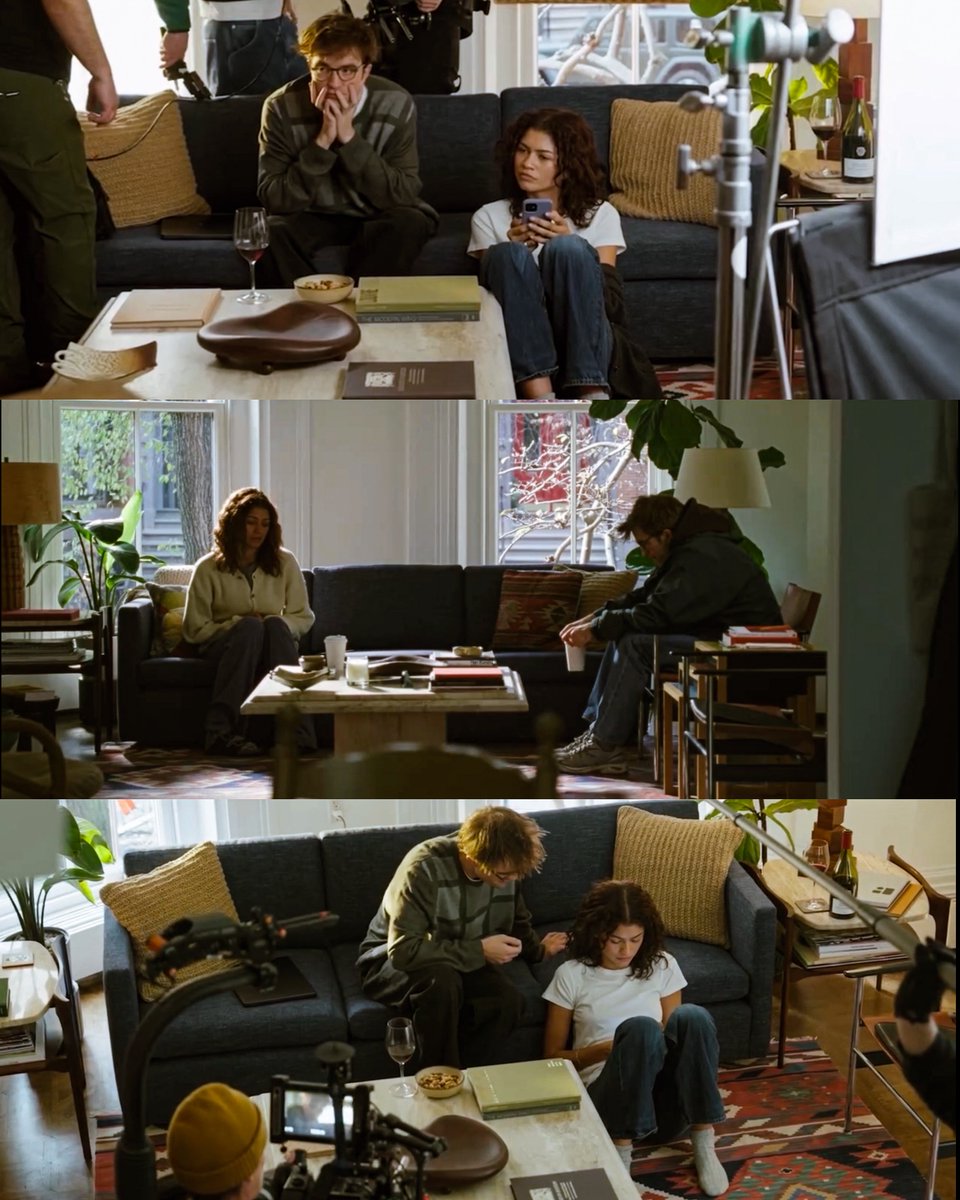 zendaya on the set of ‘the drama’